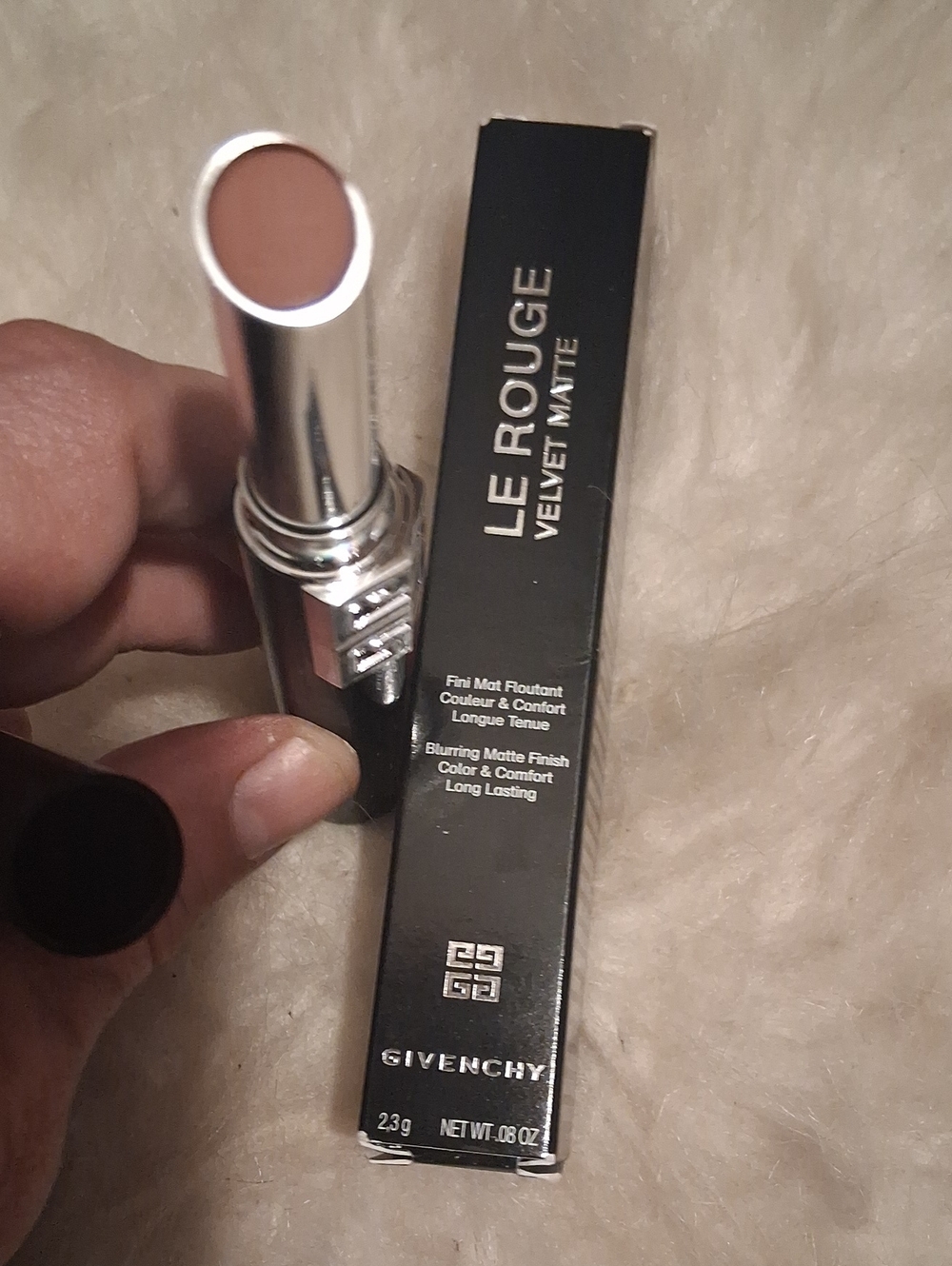 Givenchy Le Rouge Velvet Matte Lipstick — Soft Mauve Nude